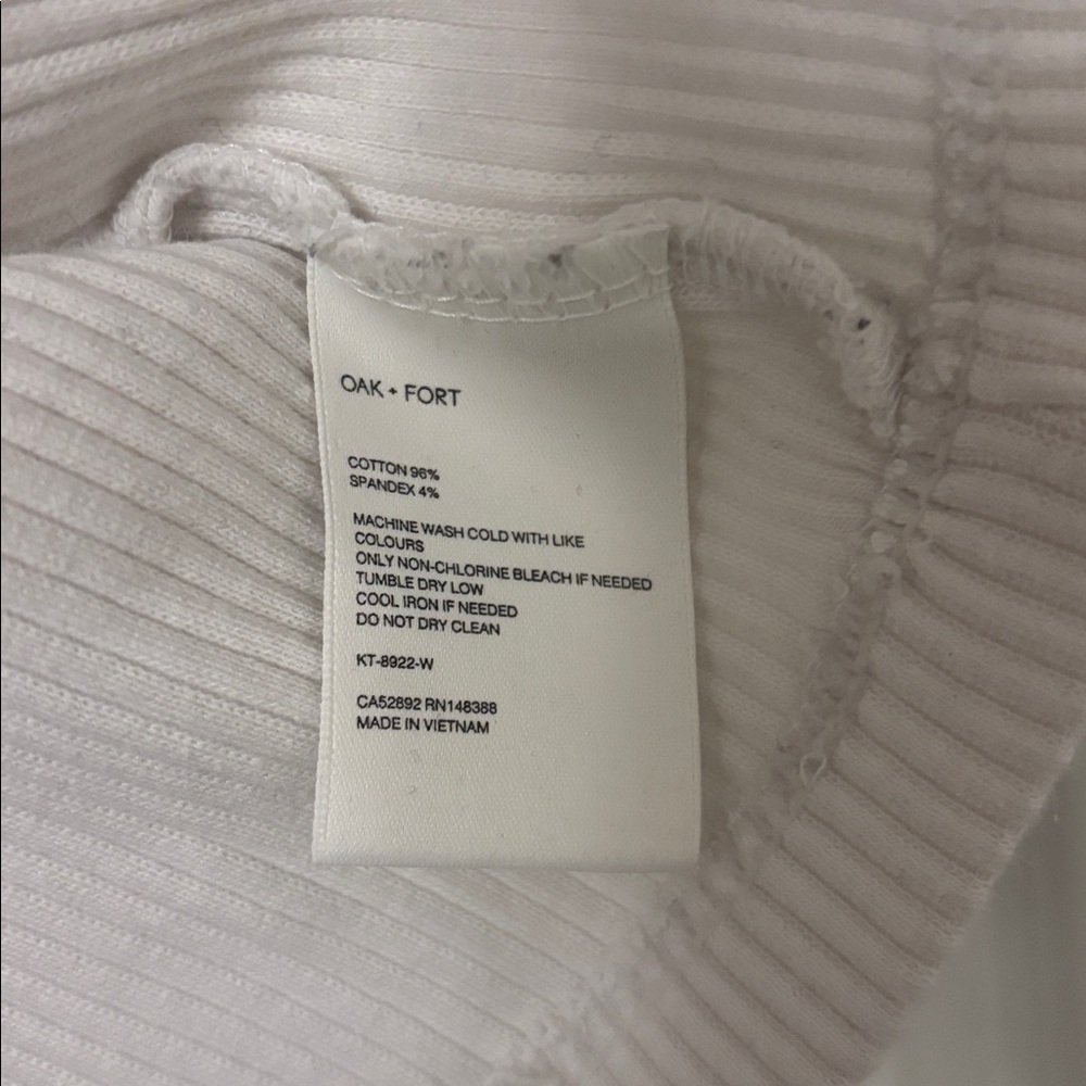 OAK + FORT Ribbed Tank Top - Picture 4 of 4